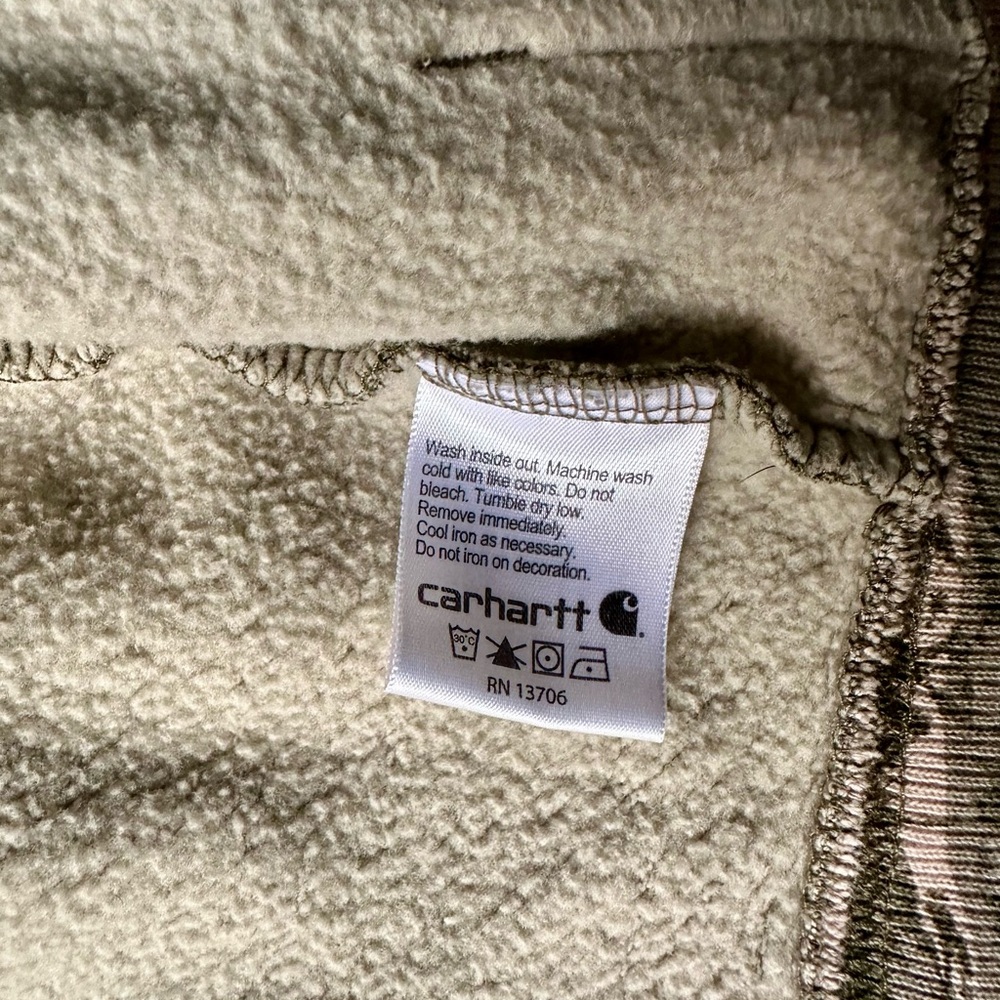 Carhartt Toddler Green Camo Hoodie - Picture 5 of 7